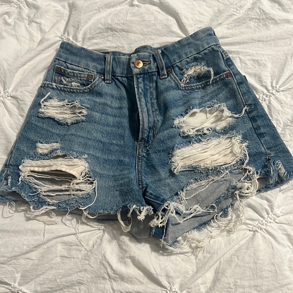 Distressed Curvy 90s Boyfriend Short by American Eagle